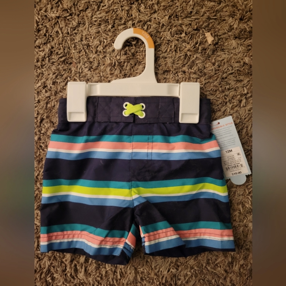 12M Cat&Jack Swim Trunks